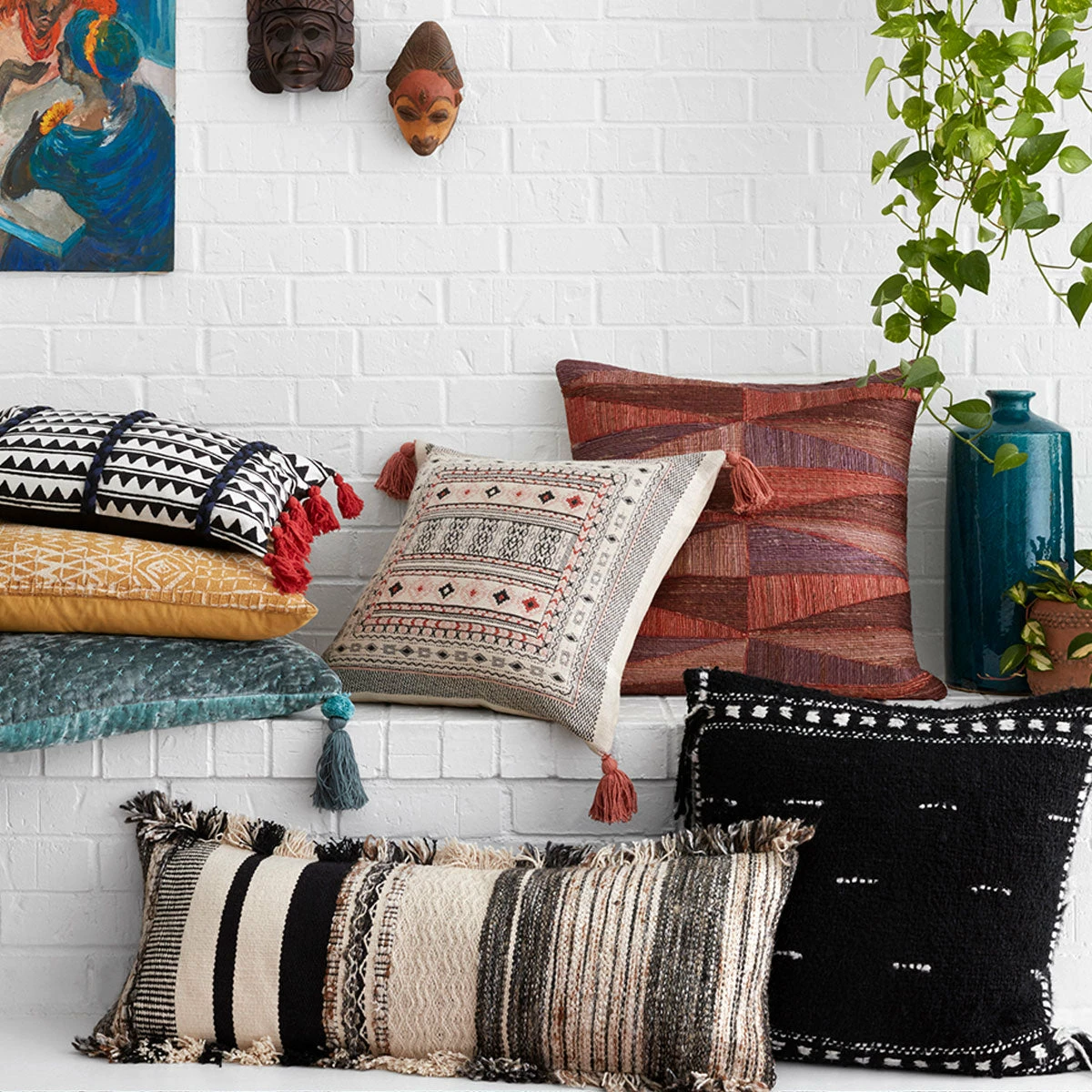 Loloi Rugs Stella Mia Pillow By Justina Blakeney® X Loloi