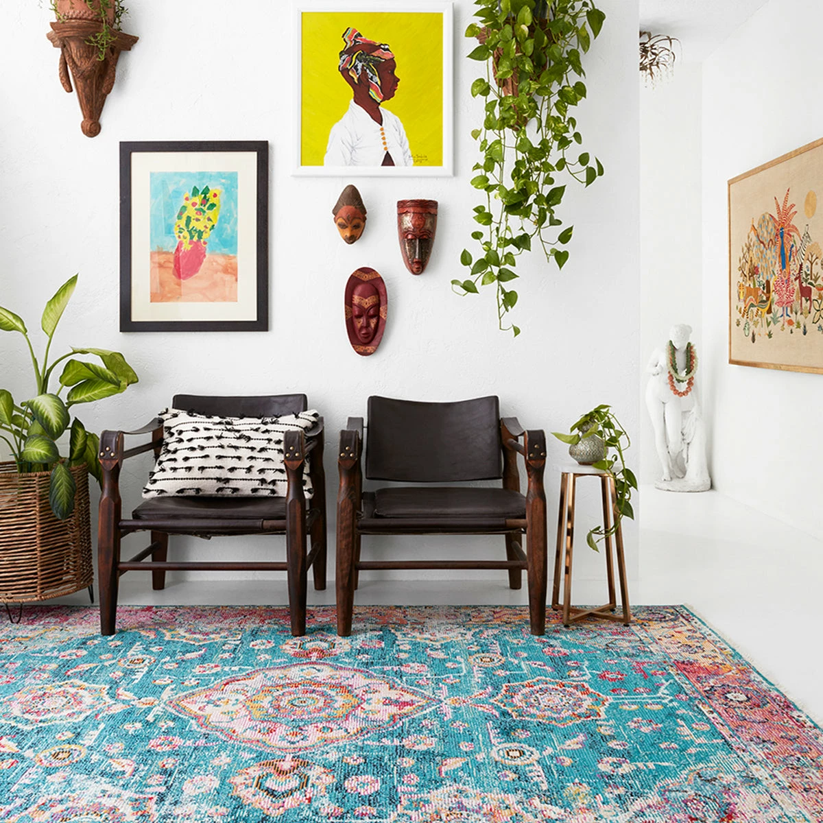 Loloi Rugs All Rugs Silvia Teal & Berry Rug By Justina Blakeney® X Loloi