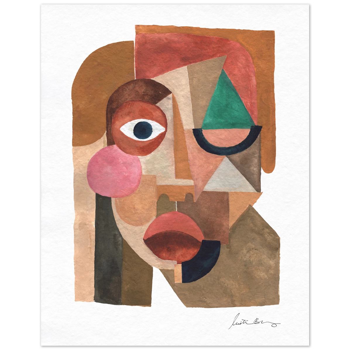 Justina Blakeney® Gifts $100-$250 Face 1 Art Print By Justina Blakeney™