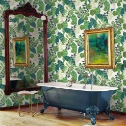 Jungalow® Lilia Wallpaper In Green