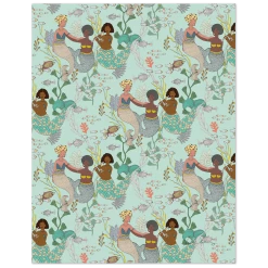 Justina Blakeney® Mint Mermaid Music Art Print By Justina Blakeney™ All Gifts