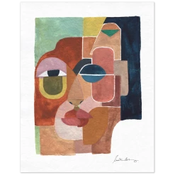 Justina Blakeney® Gifts $100-$250 Face 2 Art Print By Justina Blakeney™