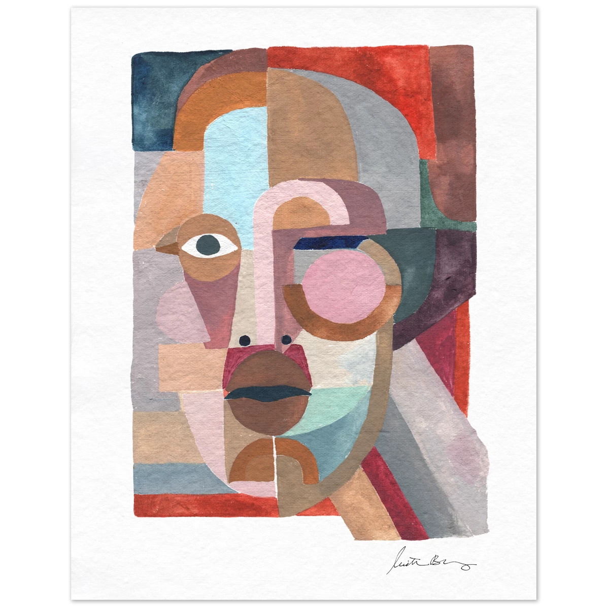 Justina Blakeney® Face 3 Art Print By Justina Blakeney™ Gifts $100-$250