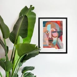 Justina Blakeney® Face 3 Art Print By Justina Blakeney™ Gifts $100-$250