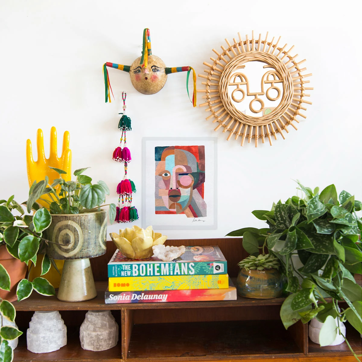 Justina Blakeney® Face 3 Art Print By Justina Blakeney™ Gifts $100-$250