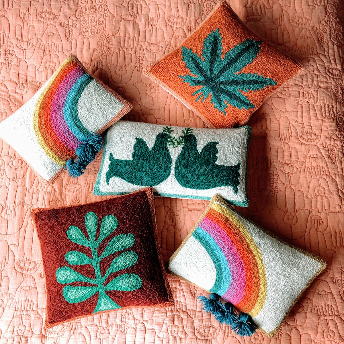 Peking Noa Hook Pillow By Jungalow® Hook Pillows