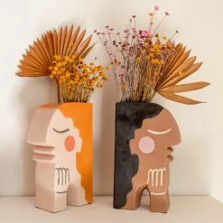 Jungalow® Planters Face Bookend Vase By Justina Blakeney™