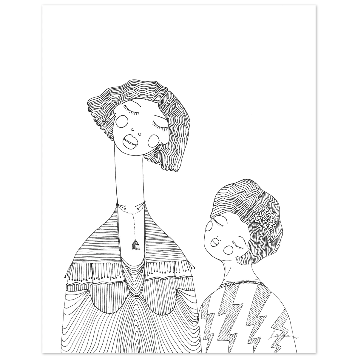 Justina Blakeney® Mama & Me Art Print By Justina Blakeney™ Kids
