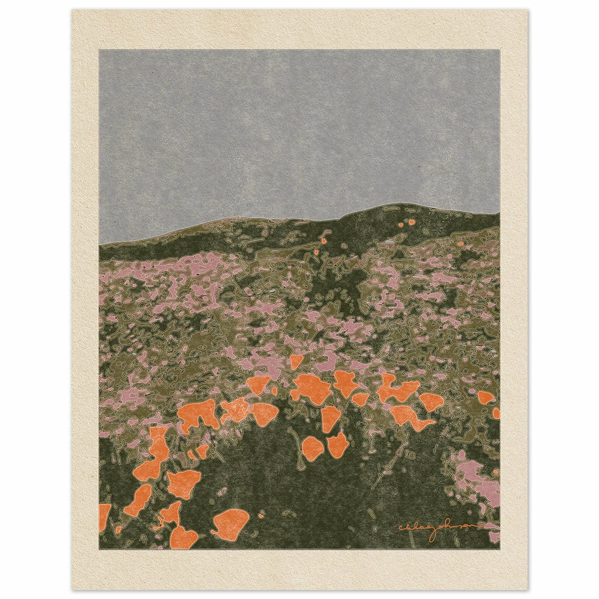 New California Poppies Art Print By Chloe Purpero Johnson