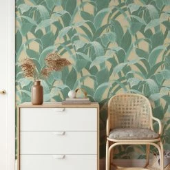 Jungalow® Cha Cha Wallpaper In Green
