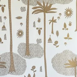 Jungalow® Cosmic Desert Wallpaper In Gold By Justina Blakeney® - Paste The Sheet