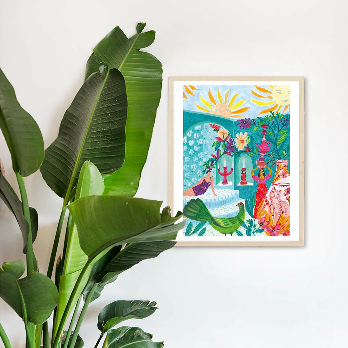 Hammam Art Print By Roeqiya Fris Gifts $100-$250