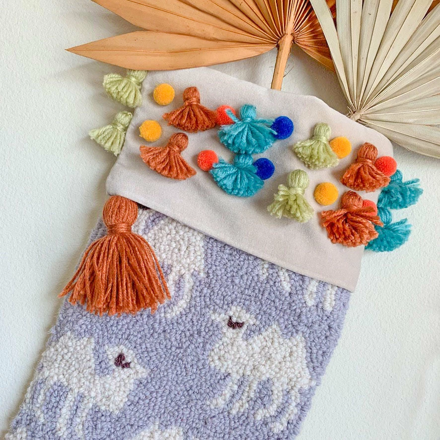 Peking Gifts $50-$100 Dune Hook Stocking By Jungalow™