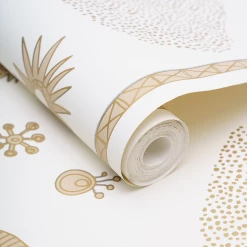 Jungalow® Cosmic Desert Wallpaper In Gold By Justina Blakeney® - Paste The Sheet