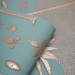 Jungalow® Cosmic Desert Wallpaper In Green By Justina Blakeney® - Paste The Sheet