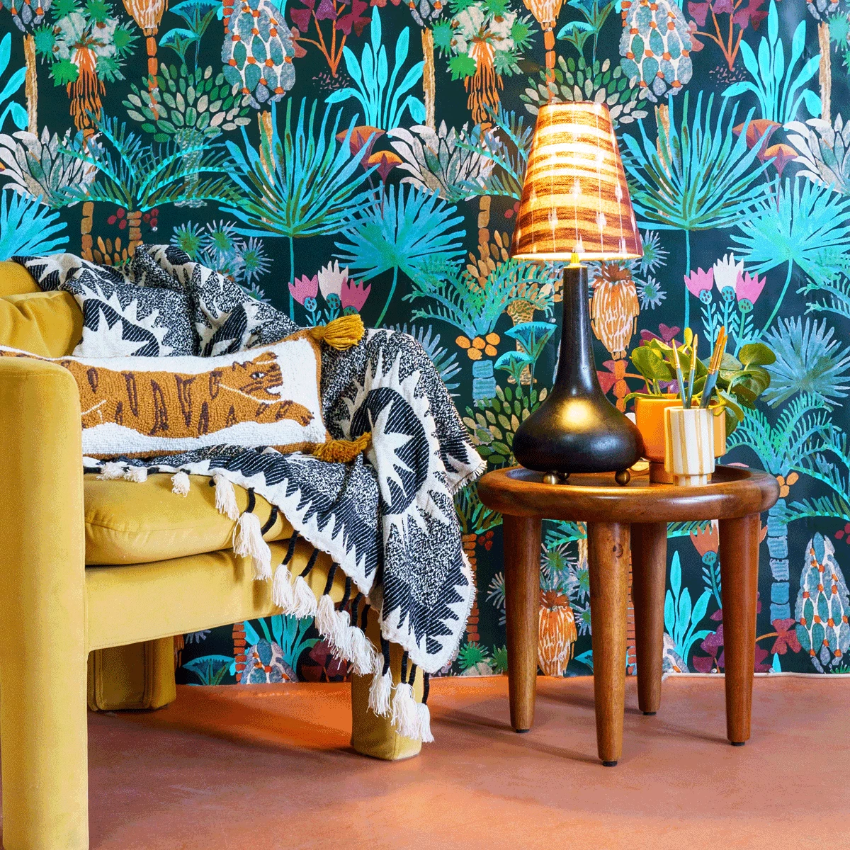 Jungalow® All Lighting Eytan Table Lamp Base In Black By Like A Lion™