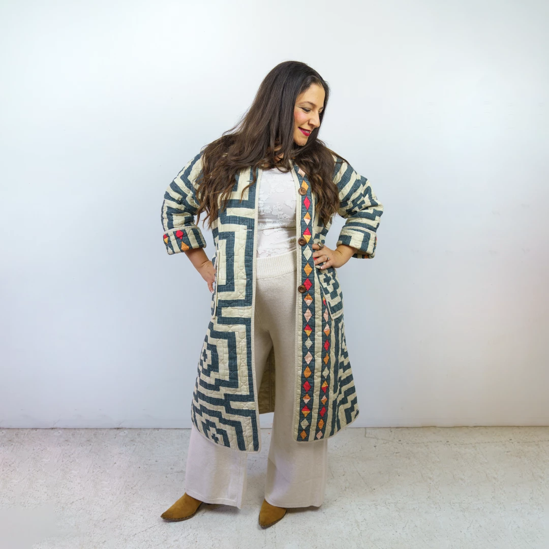 Peking Coats/Robes Hypnotic Quilted Coat By Jungalow®