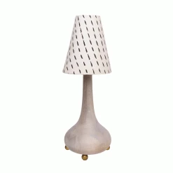 Jungalow® All Lighting Eytan Table Lamp Base In Grey Wash By Like A Lion™