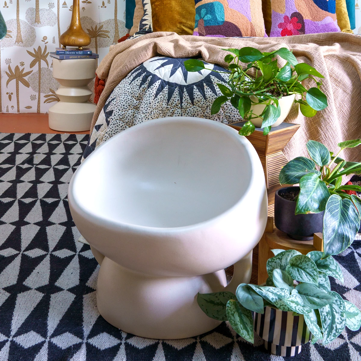 Jungalow® All Stools, Poufs + Side Tables Cloud Mali Mushroom Stool By Justina Blakeney™