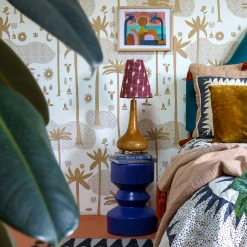 Jungalow® Cobalt Blue Mali Zig Zag Stool By Justina Blakeney™ All Stools, Poufs + Side Tables