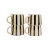 Jungalow® Tierra Striped Mug Set In Black