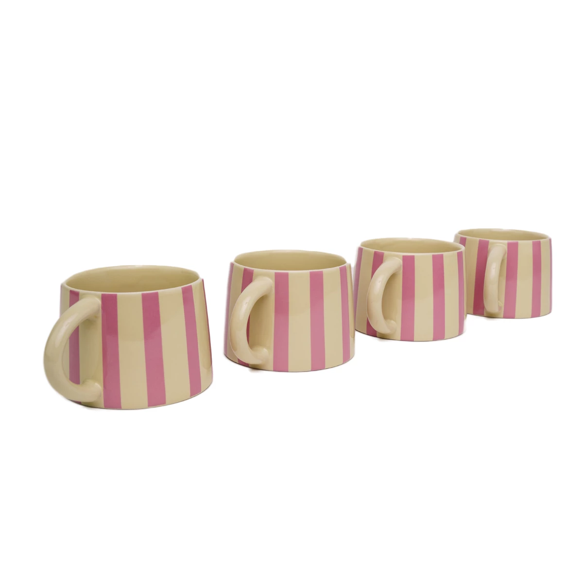 Jungalow® Tierra Striped Mug Set In Lavender Tabletop + Kitchen