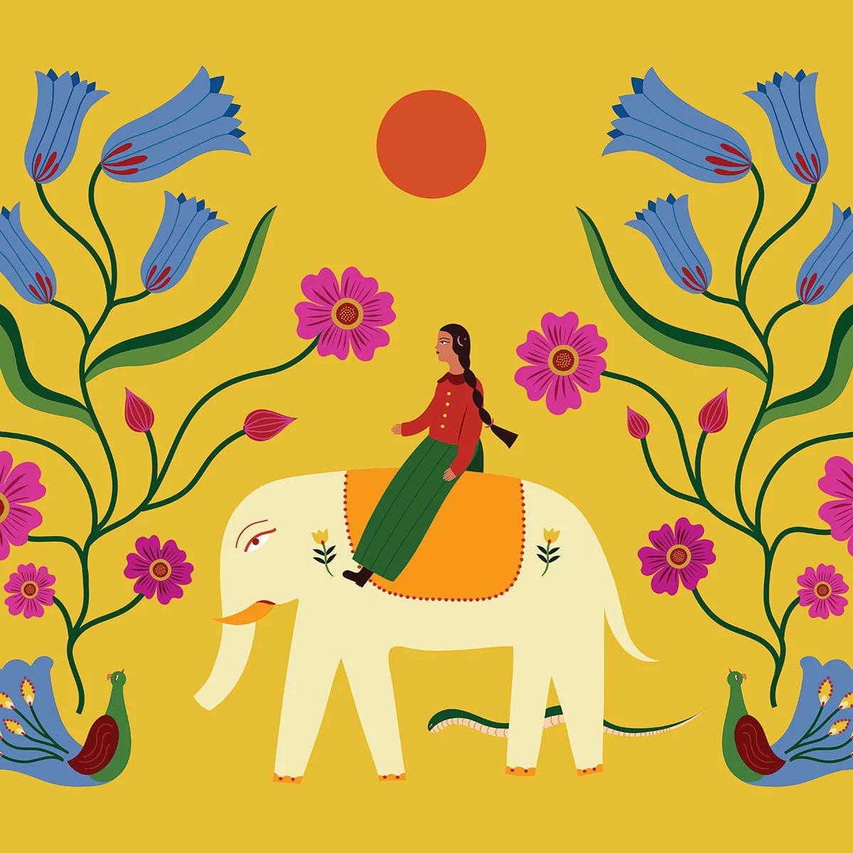 Jungle Safari Art Print By Maheswari Janarthanan Kids