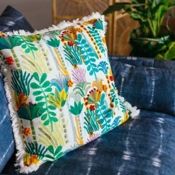 Loloi Rugs All Pillows Palm Tree Fringe Pillow By Justina Blakeney® X Loloi