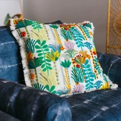 Loloi Rugs All Pillows Palm Tree Fringe Pillow By Justina Blakeney® X Loloi