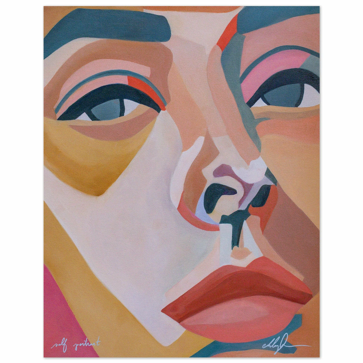 Self Portrait Art Print By Chloe Purpero Johnson Gifts $100-$250