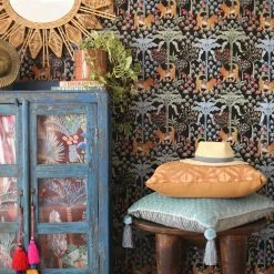 Jungalow® Tigris Wallpaper In Onyx By Justina Blakeney® - Sure Strip