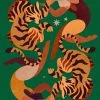 The Dancing Wild Emerald Art Print By Maggie Stephenson Kids