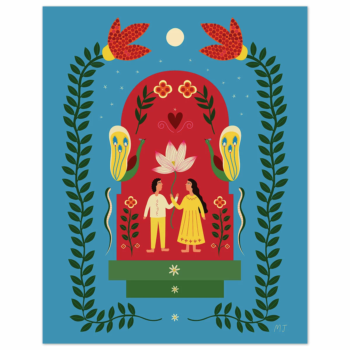 Under The Night Sky Art Print By Maheswari Janarthanan Gifts $100-$250