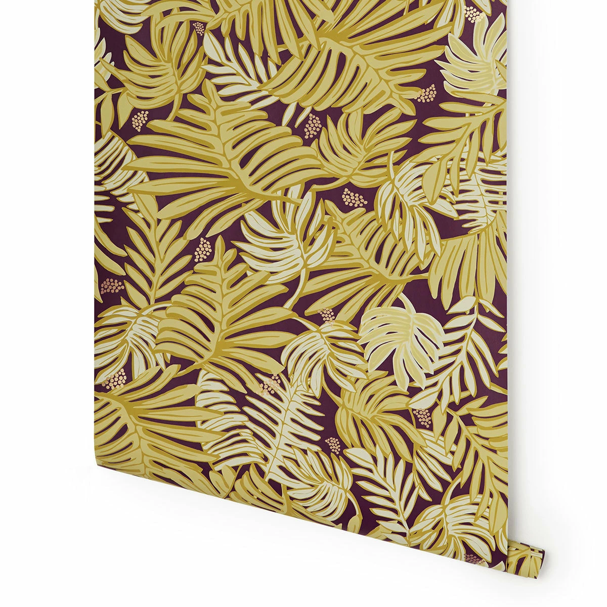 Jungalow Aja Wallpaper In Aubergine By Justina Blakeney®