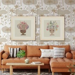 Justina Blakeney® All Gifts Flower Thinker 2 Art Print By Justina Blakeney™