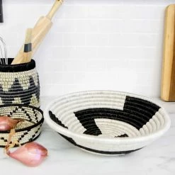 AAA Black + White Basket New