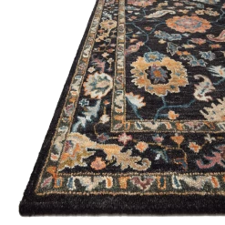 Loloi Rugs Floral Black Rug