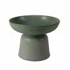 HomArt Sage Pedestal Ceramic Bowl