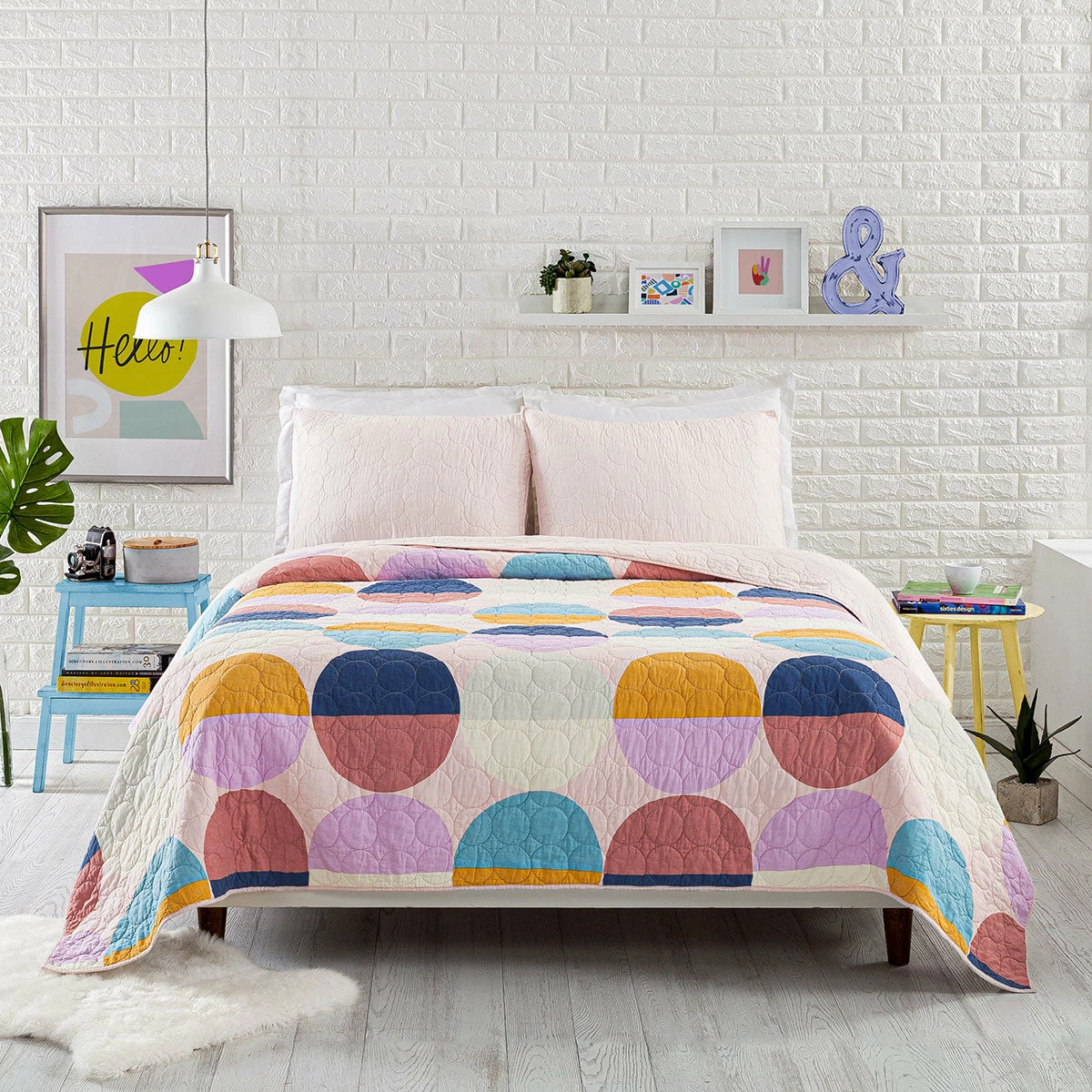 Peking Circles Quilt Set By Ampersand Kids
