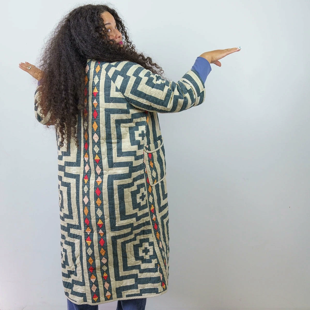 Peking Coats/Robes Hypnotic Quilted Coat By Jungalow®