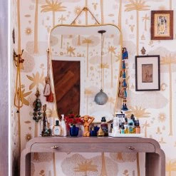 Jungalow® Cosmic Desert Wallpaper In Gold By Justina Blakeney® - Paste The Sheet