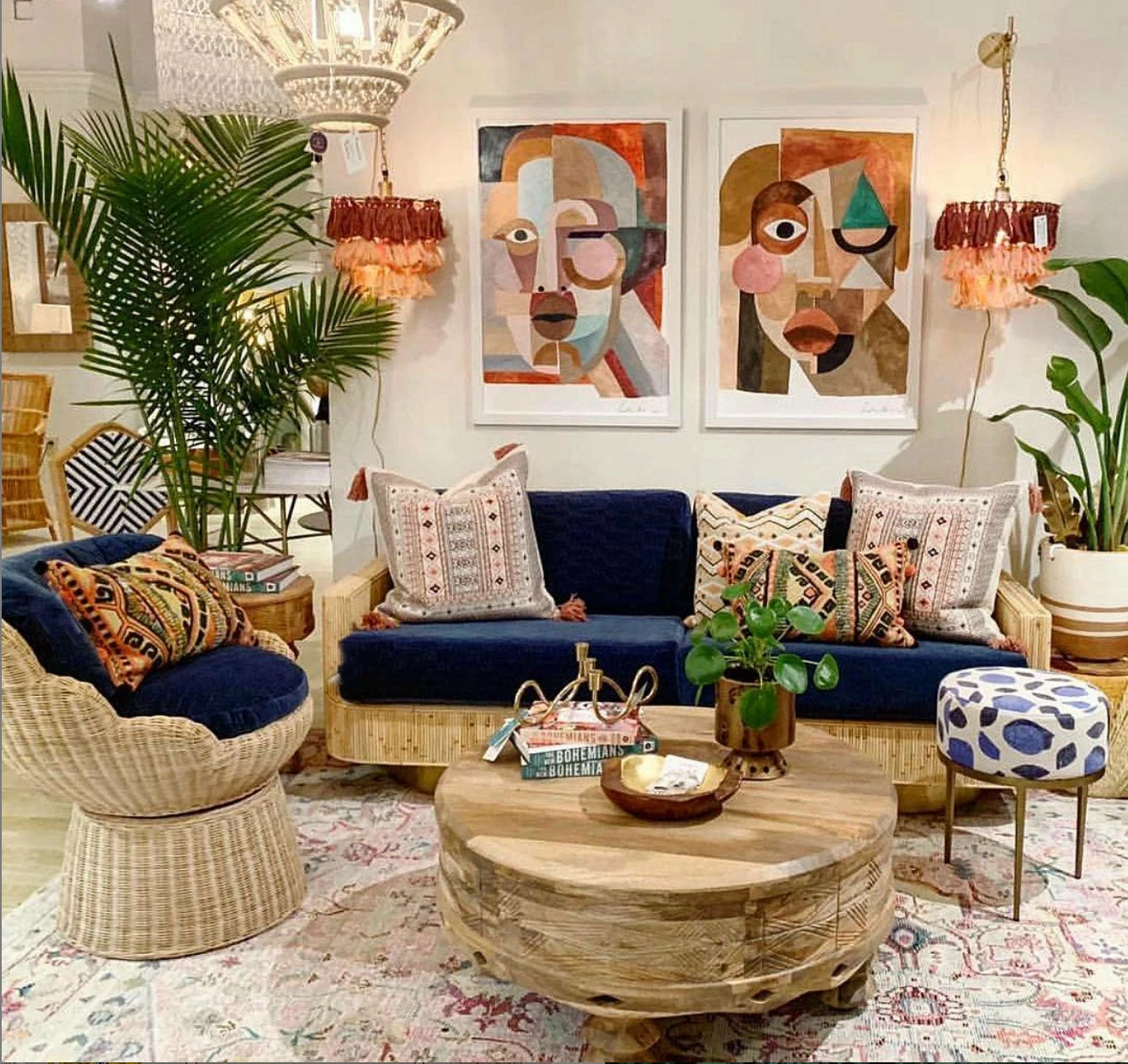 Justina Blakeney® Face 3 Art Print By Justina Blakeney™ Gifts $100-$250