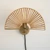 Kalalou Fan Wall Sconce Lamp