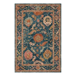 Loloi Rugs All Rugs Floral Blue Rug
