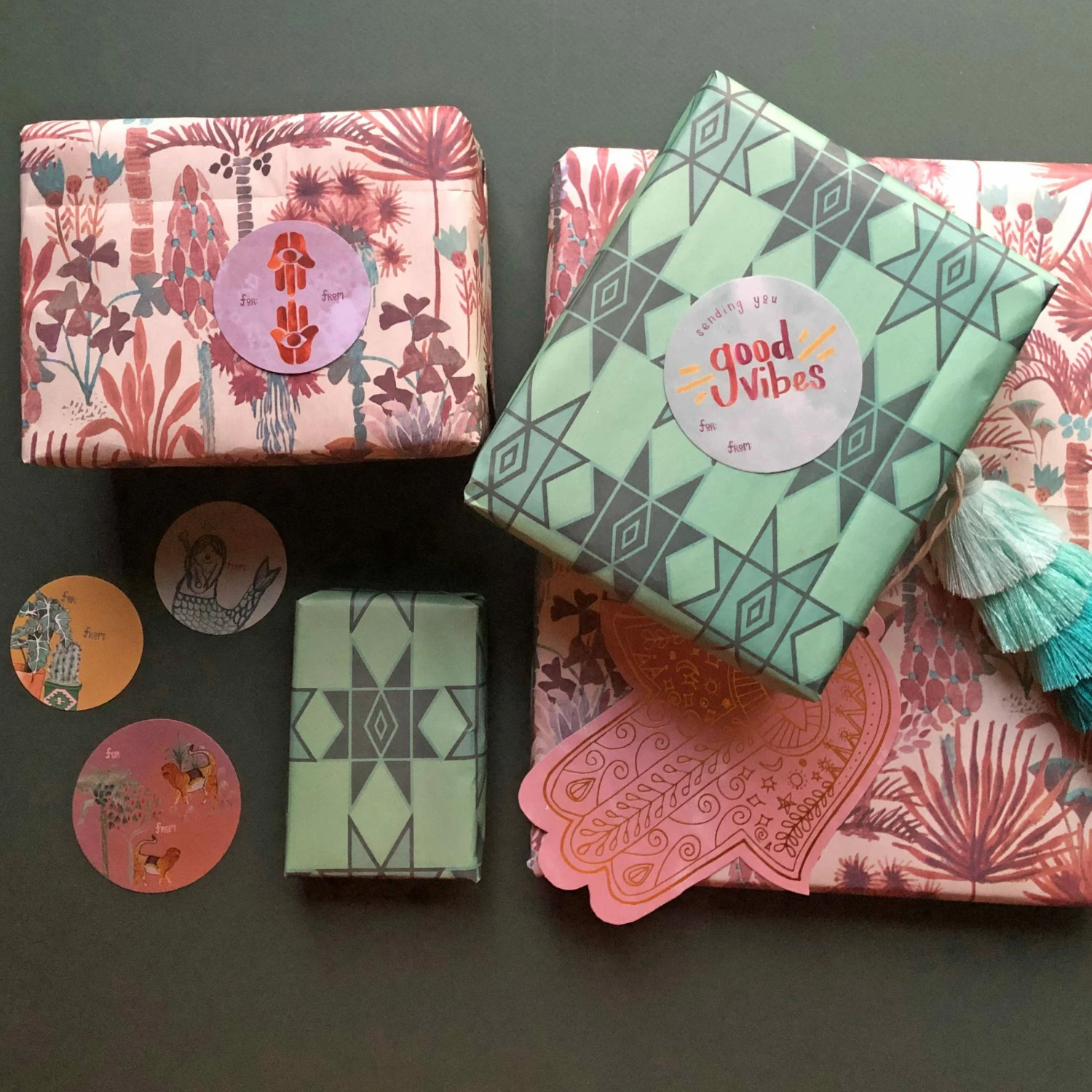 Jungalow Jungalicious Recycled Gift Paper (5pk)