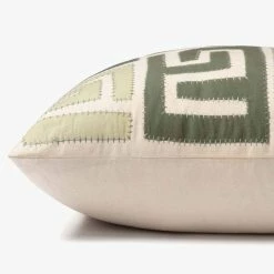 Loloi Rugs Green Stitched Zag Pillow By Justina Blakeney® X Loloi