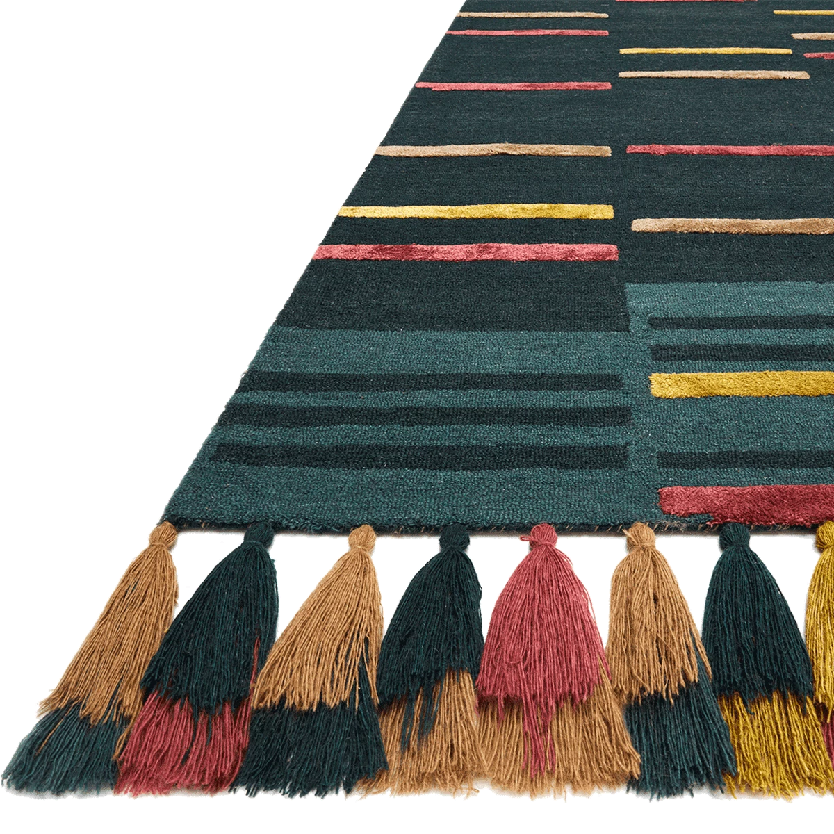 Loloi Rugs Jamila Teal Rug By Justina Blakeney® X Loloi