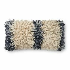 Loloi Rugs Shag Lumbar Pillow By Justina Blakeney® X Loloi