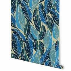 Jungalow Nana Wallpaper In Blue By Justina Blakeney®