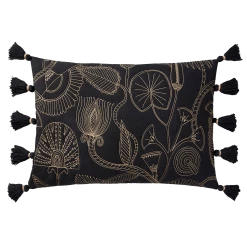 Loloi Rugs Black Optimism Pillow By Justina Blakeney® X Loloi